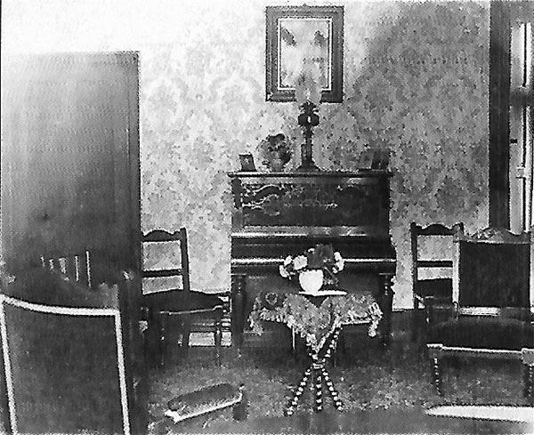 Vicarage interior - c.1900