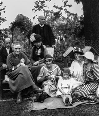 Vicarage garden party - c.1935