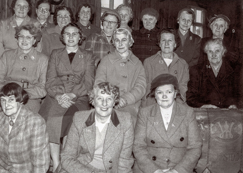Hempstead WI meeting in the Village Hall - c.1958
