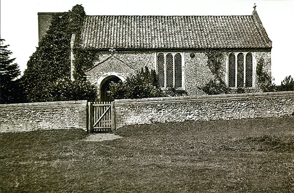 Hempstead church without its apse c.1900