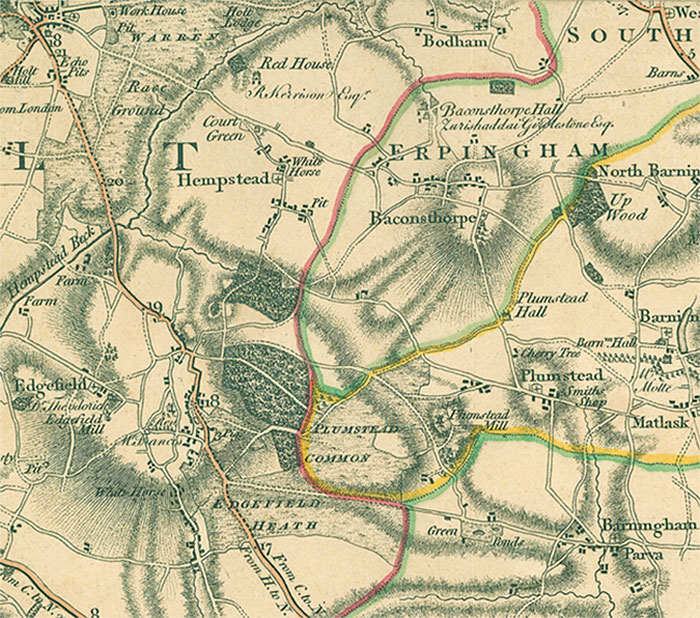 Faden's map 1797