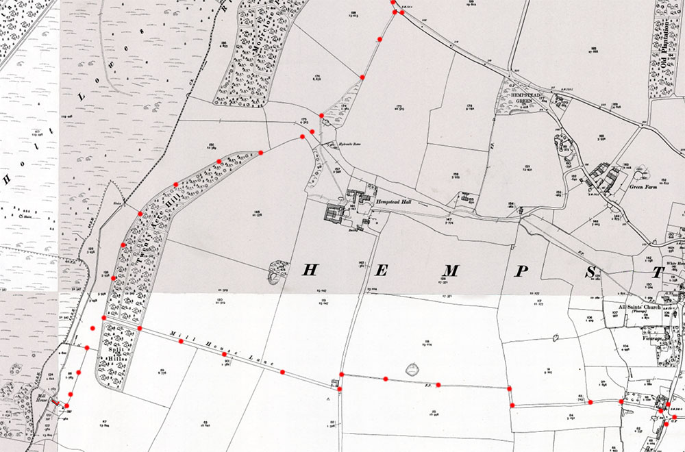 Tracks map 1905