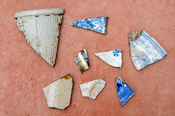 Pottery remains found on site - 29th March 2020