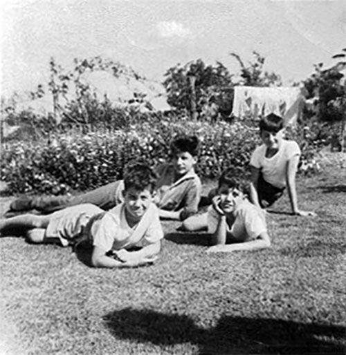 Edith Mary Melvin (ne Smith)'s sons at Emily House, Baconsthorpe