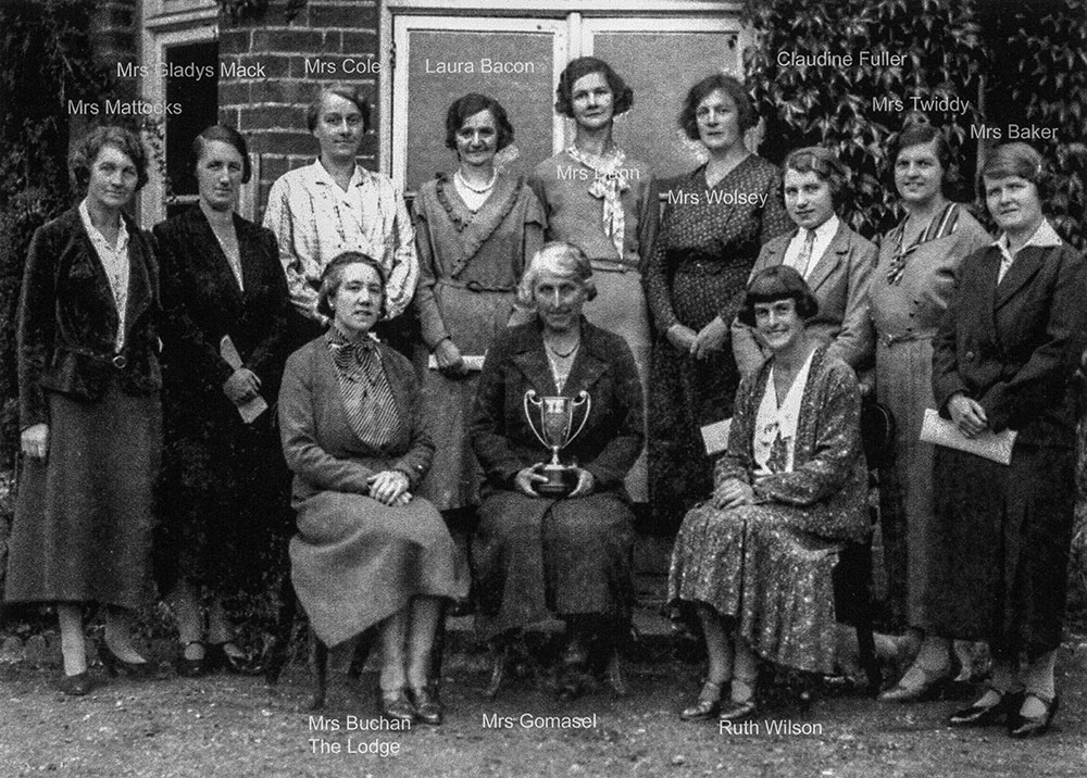 Hempstead Womens' Institute cup winners c.1934