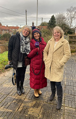 Moira Ratcliffe, Lesley Lennox and Julie Reinger