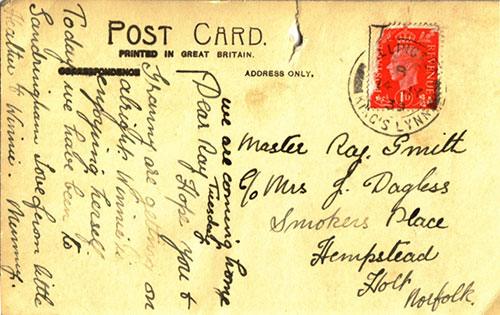 Postcard 1939