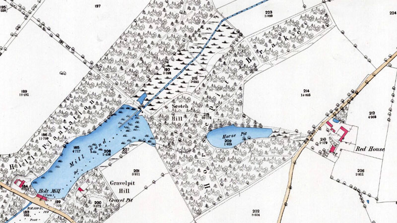Horsepit map 1885