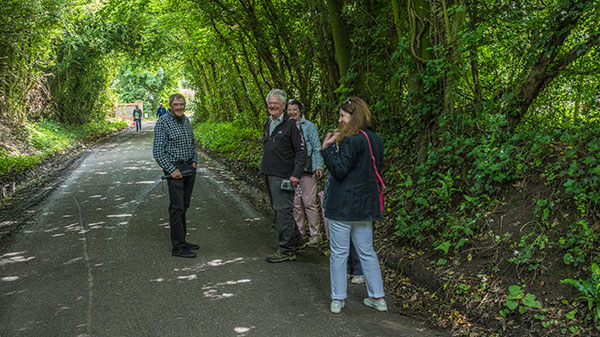 Visitors on The Street 