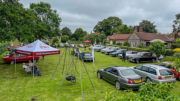 Classic Cars on the Playing Field