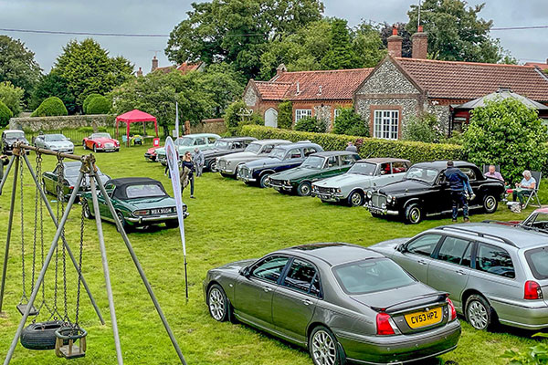 Classic Cars on the Playing Field